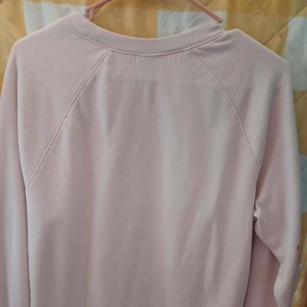 Athletic Works Pink Long Sleeve Pullover Sweatshirt